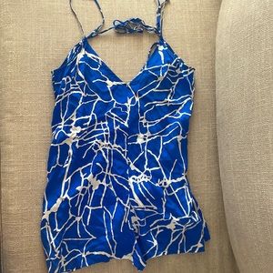 Karina Grimaldi blue romper